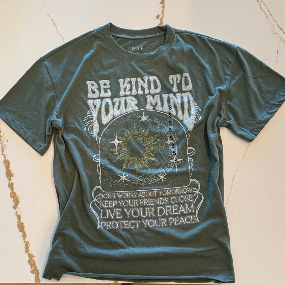 Awake Green Graphic Tee